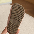 Vancahao korean children's shoes  spring and autumn new girls' suede heart princess shoes soft sole mary jane flats