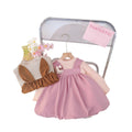 Girls' autumn dress  new collection: stylish long-sleeved suspender dress for little girls - faux two-piece design