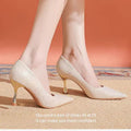 French chic stiletto heels - elegant and minimalist wedding shoes for women, perfect for daily wear, bridesmaids, and as a comfy option for the mother of the bride