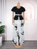 African cross-border women's spring/summer new fashion elegant african plus size maxi dress for  and