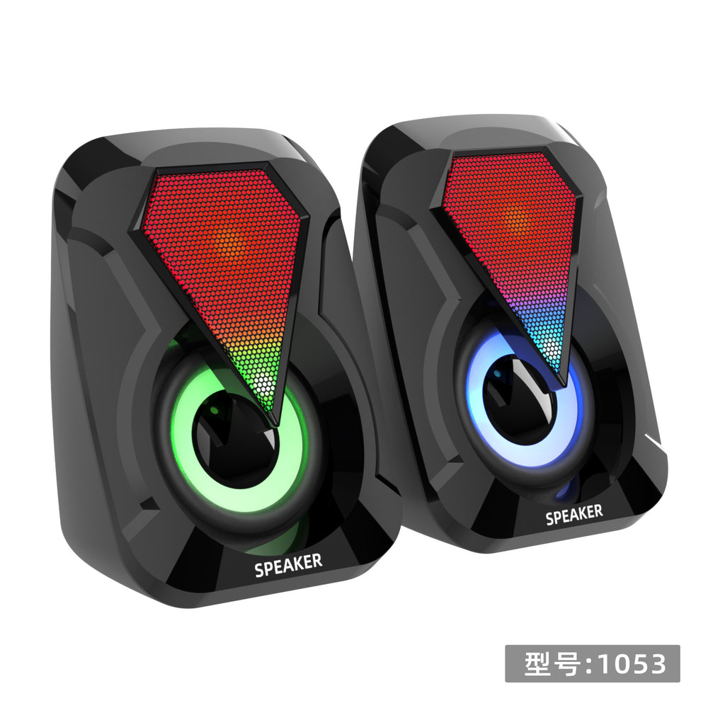 rgb desktop laptop mobile phone usb audio mini desktop home office subwoofer speaker