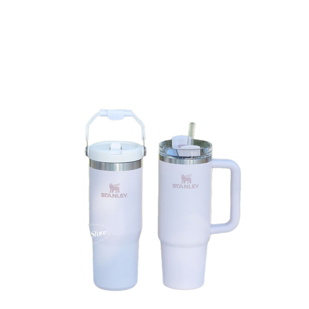 Stanley insulated straw cup - 304 stainless steel portable tumbler for outdoor, car, and sports use