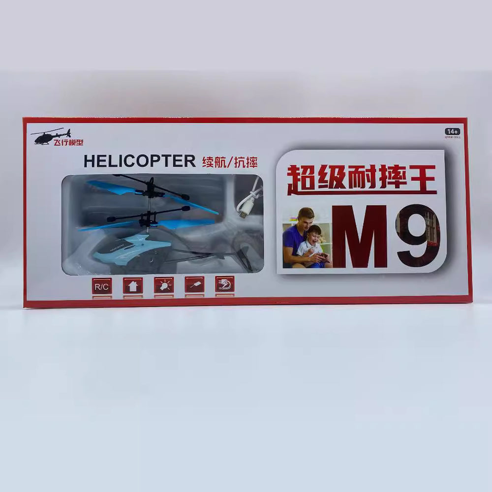 Remote control helicopter kids toy - durable, two-way communication, deluxe gift box, g6 sensing dual-mode aircraft - perfect for training institutions