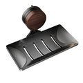 Gun gray bathroom soap dish creative drain space aluminum punch-free soap dish bathroom storage rack wall-mounted