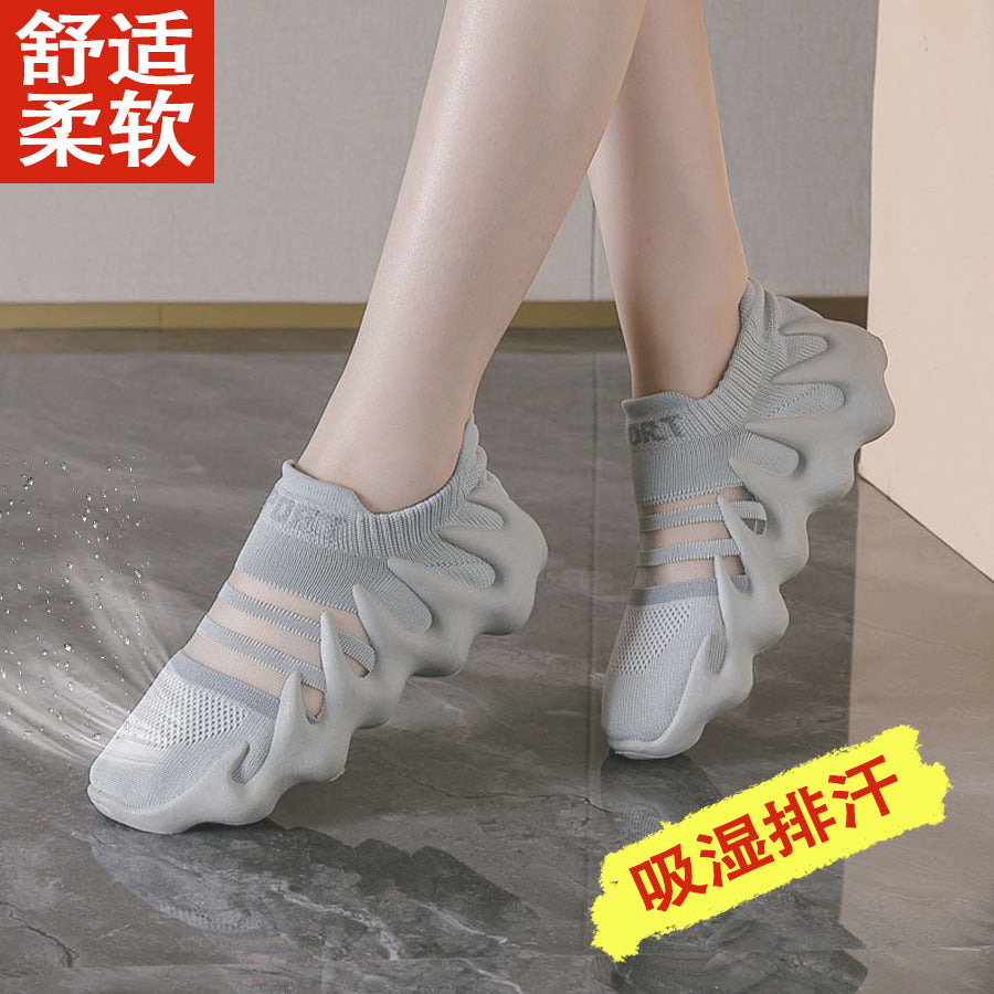 2025 spring/summer new arrival octopus shoes - women's versatile mesh breathable lightweight shock-absorbing casual sports running yeezy shoes
