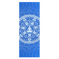 Pvc yoga mat - uv printed, shock absorbing, non-slip, white, fitness, silent, thickened, foldable, stretchable