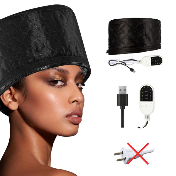 USB port Electric heating cap Baked oil hat Household hair coloring perm cap Hair care heating cap Hair mask Evaporation cap