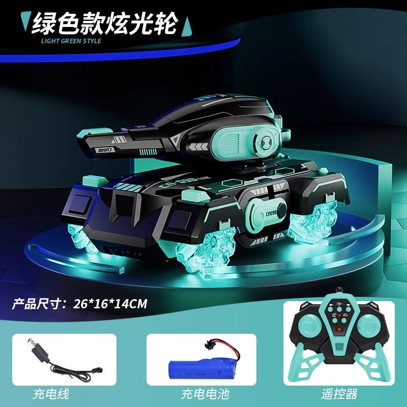 gesture-sensing remote control tank car can send water bombs to the mcnamee wheel remote control tank armor kids toys