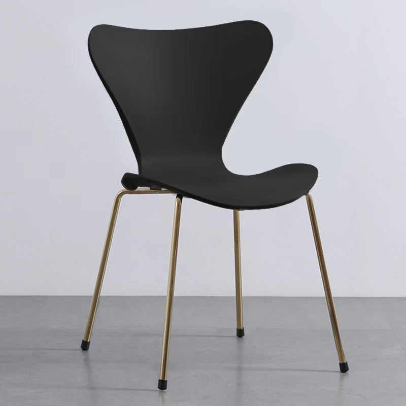 Backrest chair Modern simple casual ins Internet celebrity streamlined negotiation restaurant desk chair Home hotel dining chair