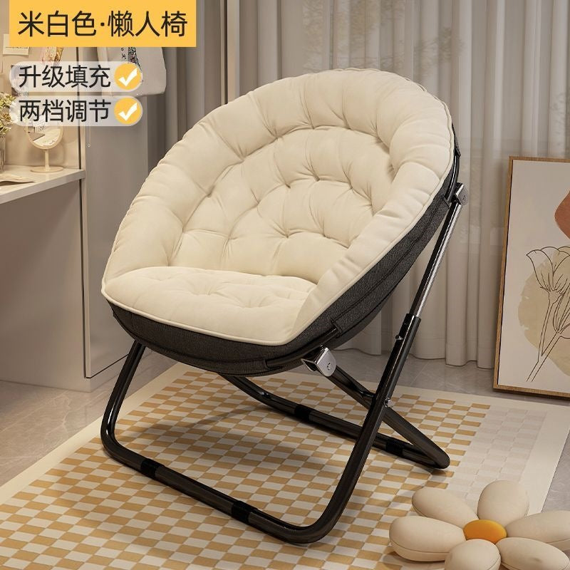 Recliner, dual-purpose office chair, reclining and sleeping, single foldable lunch break nap chair, dormitory chair, lazy sofa chair