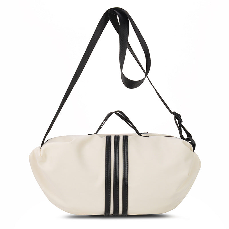 New large-capacity dumpling bag, sports style girl fashion leisure bag, shopping travel bag, portable shoulder messenger bag