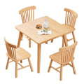 Nordic all solid wood dining table square square table chair eight immortals table dining table dining chair combination dining table and chair home table