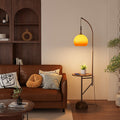Floor lamp living room sofa side storage rack integrated bedroom grapefruit sunset lamp medieval atmosphere coffee table vertical table lamp