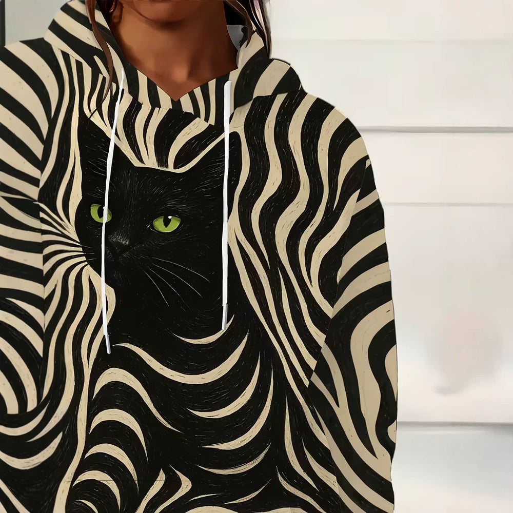 hot-selling women's hoodies, new casual loose long-sleeved hooded sweatshirts, dropshipping available