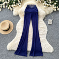 Korean style commute fashion high-waisted straight-leg pants for women - spring slimming, leg-lengthening, versatile casual chic trousers