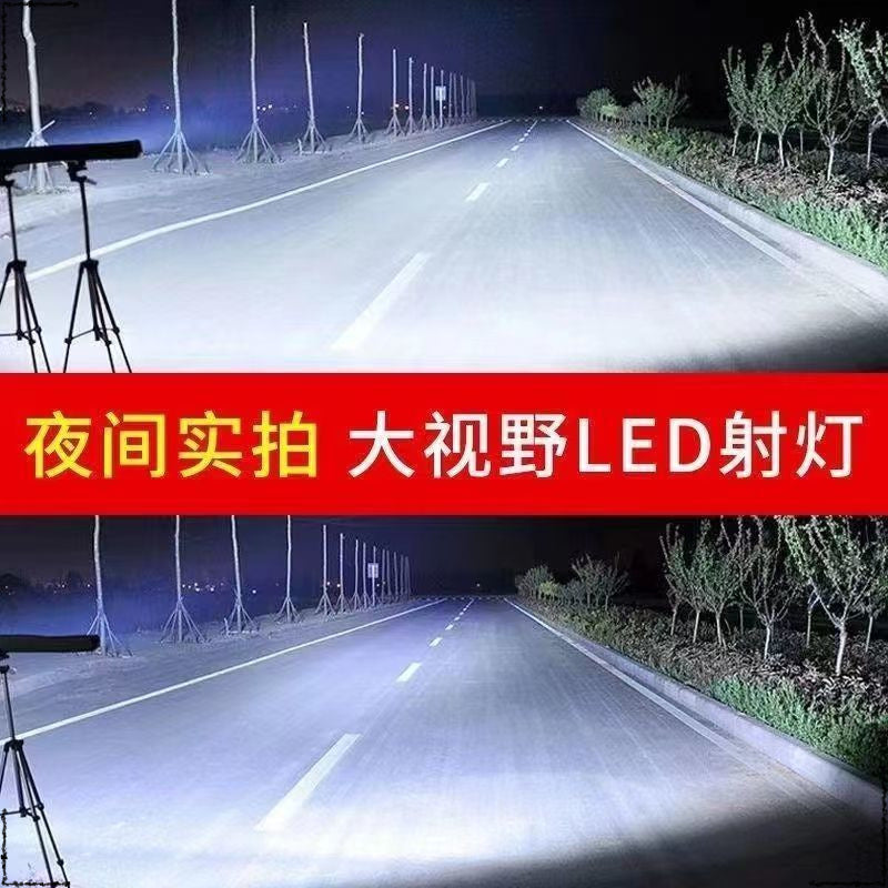 Car spotlight led strip light super bright 12v24 volt truck off-road roof modified China grid strong light flash bar light