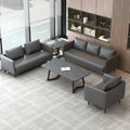 Luxury office sofa set for 4s dealerships: minimalist modern business reception, meeting, and lounge area - available in single, double, and three-seater configurations