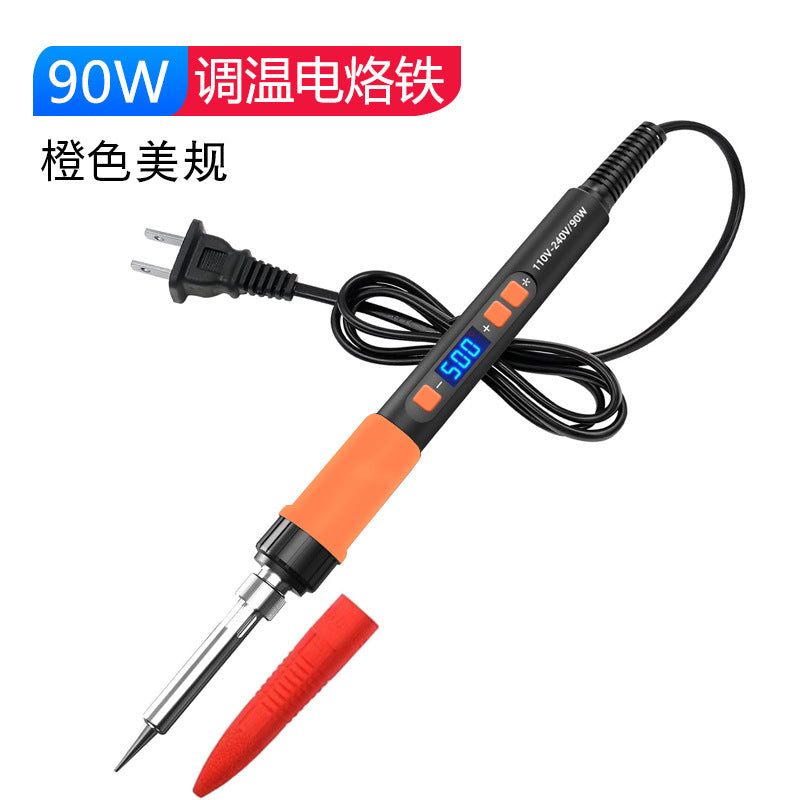 90W electric soldering iron household small repair welding solder gun chrome iron professional grade electric soldering pen soldering lorie artifact