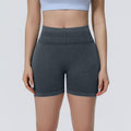 New arrival cross-border seamless washable tight high elastic high waist yoga shorts sports running fitness yoga wear three-quarter pants