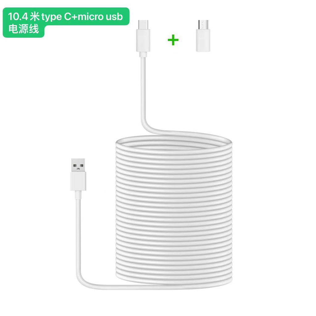 Google Bink Alro camera special interface ultra-long wire solar panel direct charging uninterrupted power