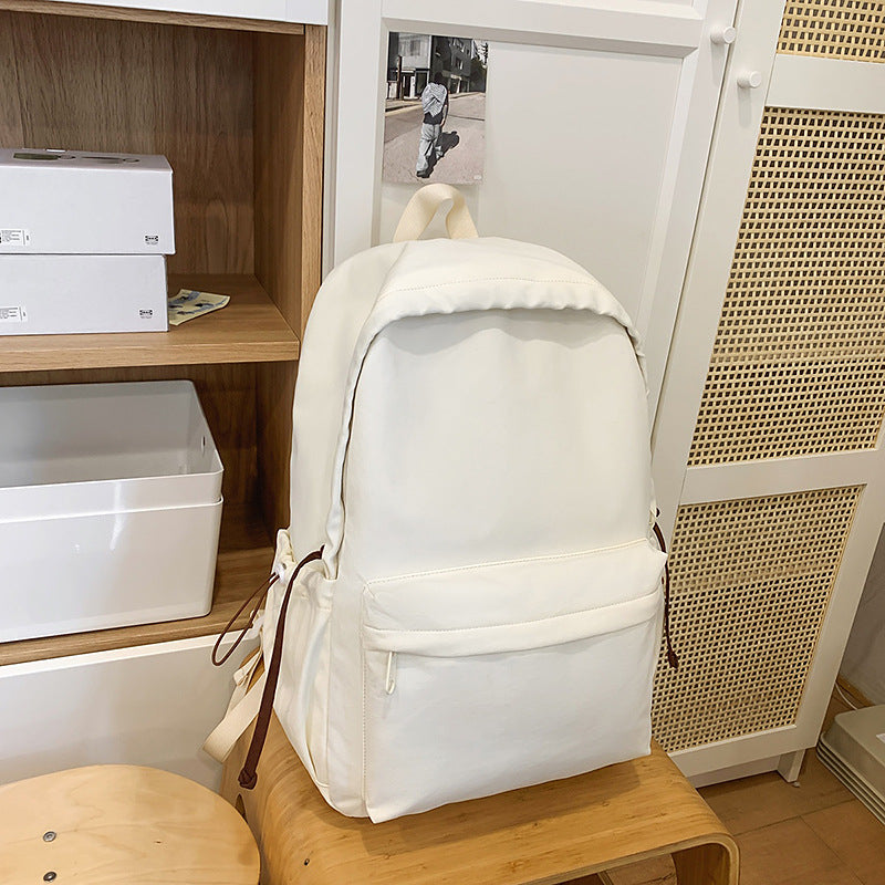 New minimalist casual backpack - japanese style, perfect for high school and college students, commuting, lightweight, and fits a laptop