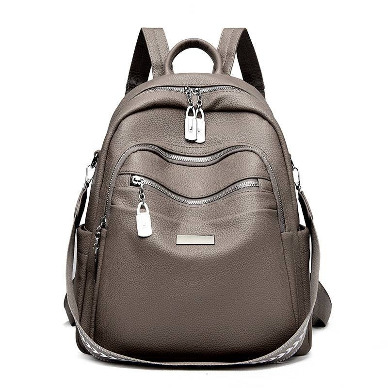 New three-purpose bag large-capacity  women's backpack large-capacity messenger bag retro backpack women's fashion