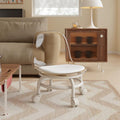 For homemovable backrest small chair pulley stool universal wheel small stool kids plastic backrest chair with wheels