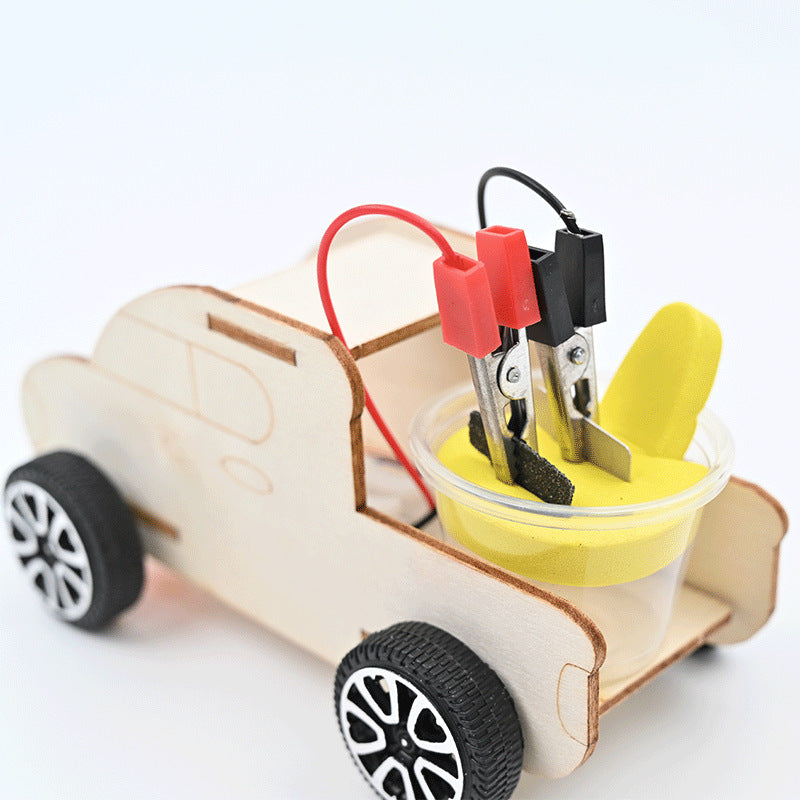 Salt water trolley, primary school handmade DIY technology small production maker new energy innovation scientific experiment material recommendation