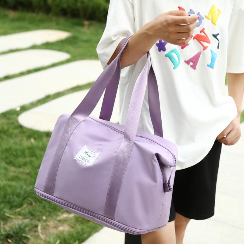 Short-distance travel bag Large capacity female portable business trip anti-splash portable maternity storage bag Sports fitness bag Luggage bag