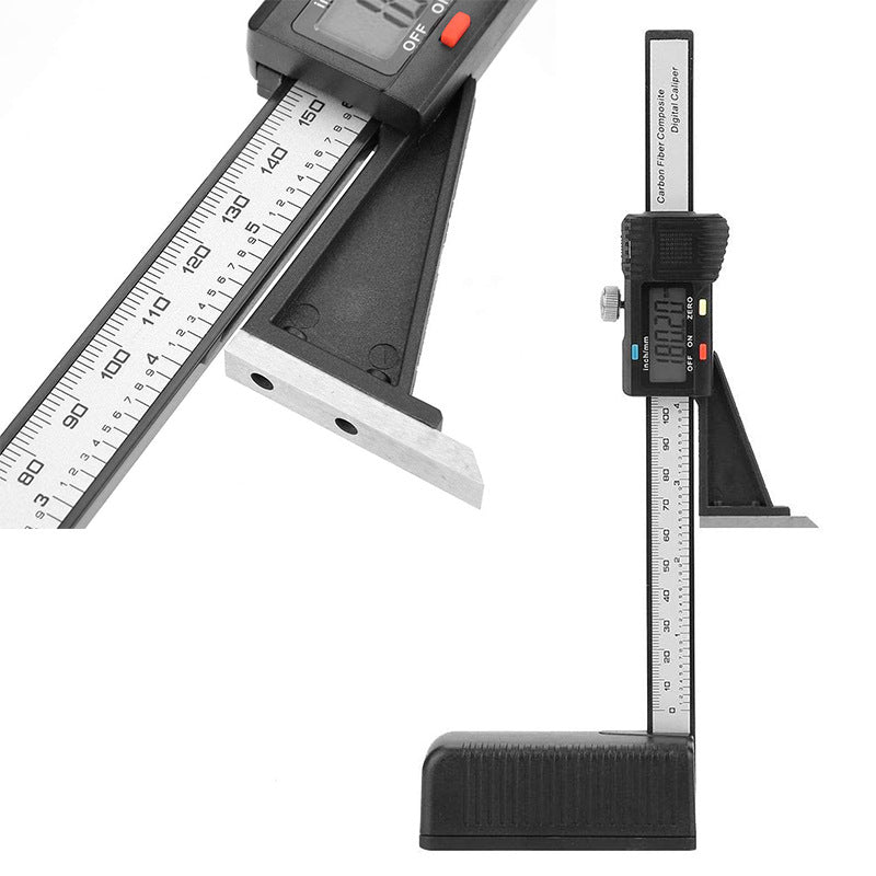 0-150Mm digital display height ruler, woodworking table saw height ruler, electronic digital display vernier height ruler, scribing gauge