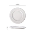 Minimalist rock texture western dinner plate - matte finish, creative restaurant & hotel steak plate, high-style home dinnerware