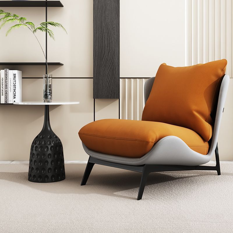 Single sofa recliner italian accessible luxury small apartment living room balcony sofa office master bedroom b&b casual sofa