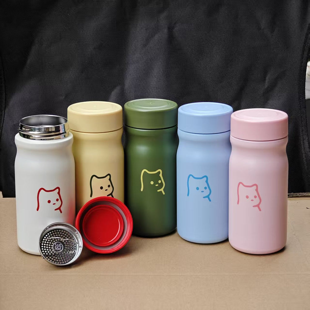 New mini pocket thermos - compact & portable water bottle for students - 316 stainless steel insulated cup - wholesale & customization available