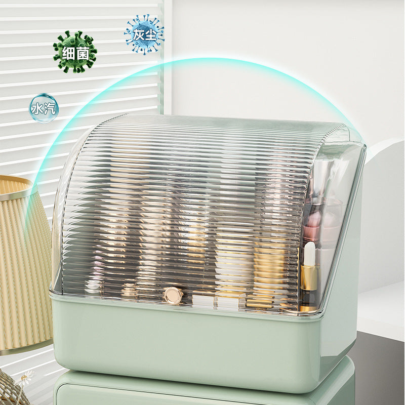 Cosmetic organizer box desktop storage rack drawer-style organizer vanity dustproof lipstick skincare storage box