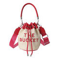 Woven handbag small bag women's new straw bucket bag summer popular niche style shoulder crossbody bag cylinder