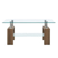 Amazon export mdf coffee table - modern minimalist tempered glass side table with a touch of luxury
