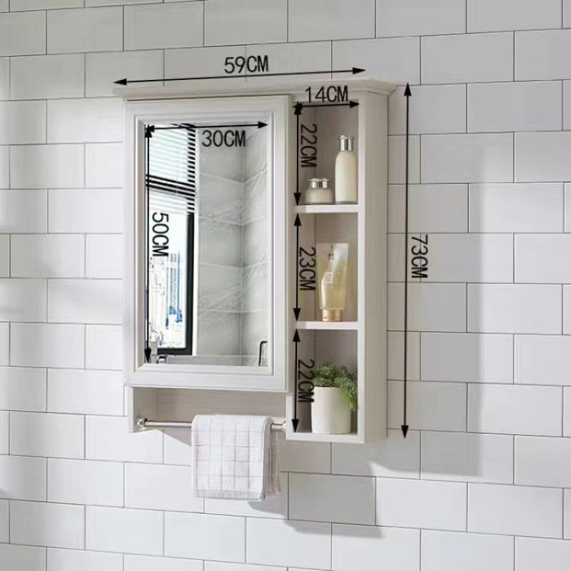 Bathroom Mirror Bathroom Wall-mounted Shelf Mirror Cabinet Bathroom Mirror Cabinet Bathroom Dressing Mirror Wall Mirror Box