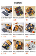 New 4-slot baguette mold 4-slot non-stick baking silicone baking dish bread oven cake mold with frame