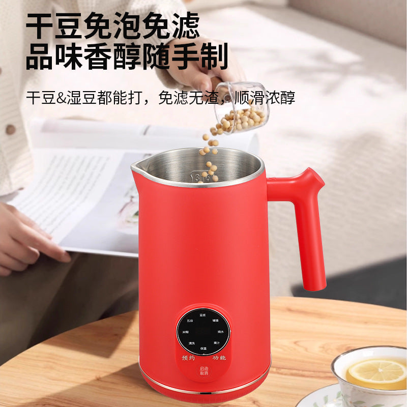 Amazon cross-border multi-function intelligent soft sound filter-free wall breaker 110v north america and taiwan exclusive soy milk machine us standard