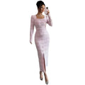 summer european and american  new arrival: slim-fit, figure-flattering, and elegant party dress