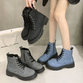 fashionplus sizeboots women exportbritishthick sole single boots retroflats short boots