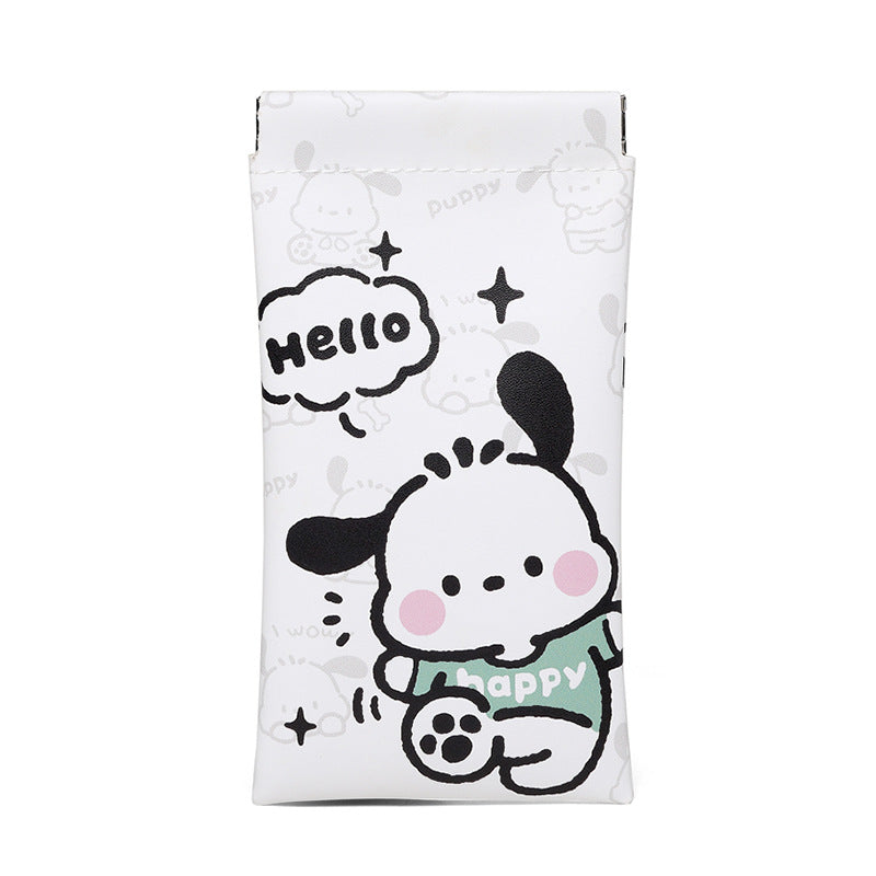 Shrapnel storage bag mouth, red envelope key, cosmetic bag, data cable, storage bag, portable mini bag in the carry-on bag