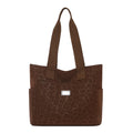 2026 new leopard print women's handbag tote - stylish, versatile, shoulder bag, large capacity, lightweight commuter tote
