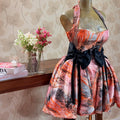 african, european, and american women's clothing:  summer new arrival - elegant halter neck bow high-waisted a-line slip dress