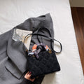 2025 fall/winter new women's handbag - vintage argyle design, light luxury, high-end, stylish commuter shoulder bag