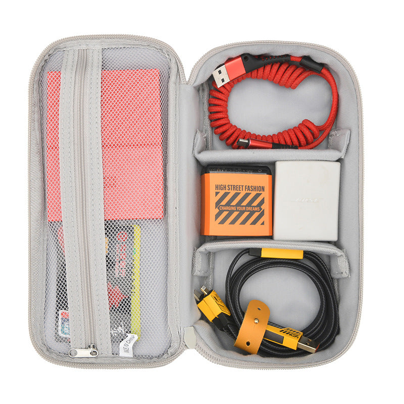 Digital accessories storage bag, double-layer power supply, hard disk protective case, power bank, USB flash drive, earphones, dust-proof data cable NY03