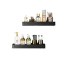 Bathroom shelf wall-mounted organizer, wall-mounted storage rack, vanity counter toilet punch-free towel rack