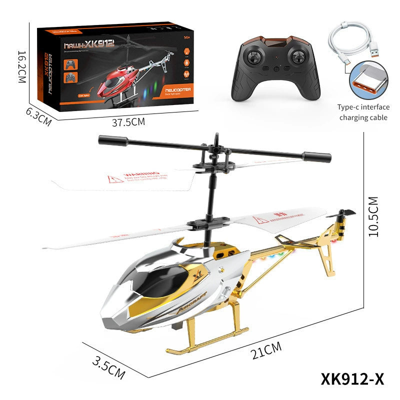 New 3-channel remote control helicopter - durable, responsive, and ready for cross-border dropshipping! perfect for kids