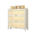 Household multi-functional cabinet with doors, bookshelf, dustproof storage cabinet, freestanding multi-layer storage unit, kitchen organizer shelf