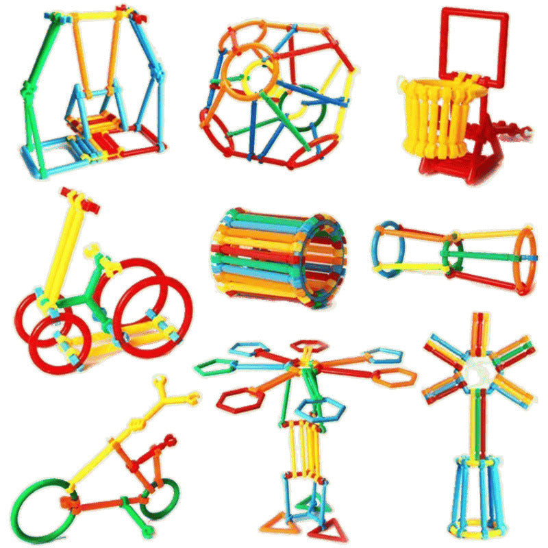 Smart stick building block toy children's magic wand puzzle boys and girls changeable smart magic wand DIY puzzle